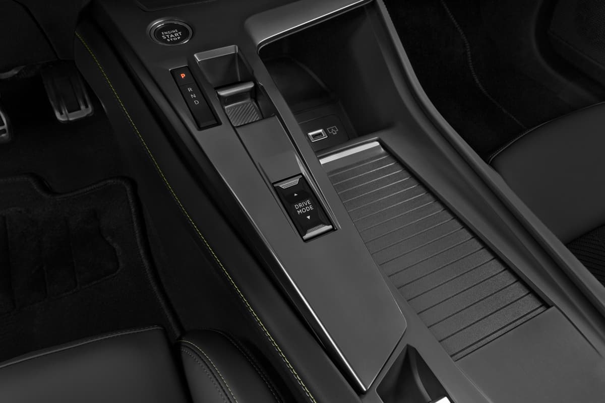 Schaltknüppel eines Peugeot e308 SW