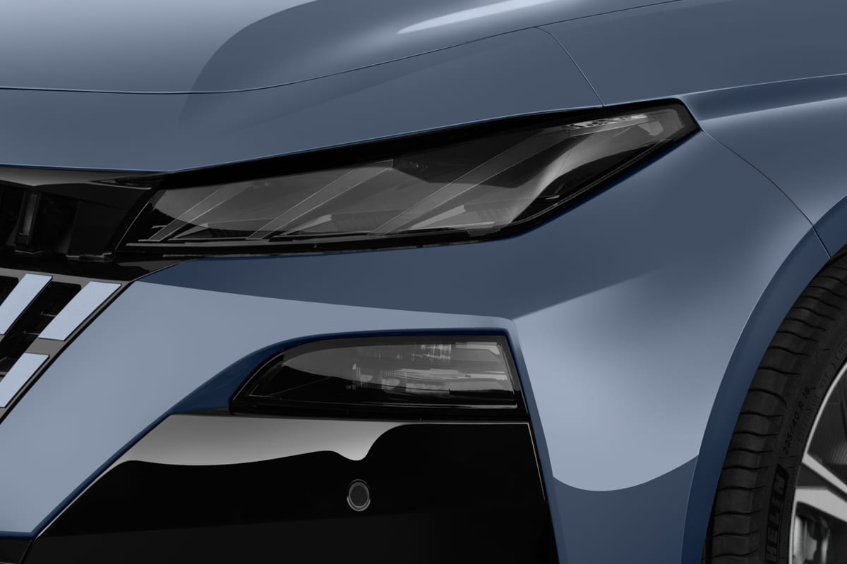 Frontscheinwerfer eines Peugeot e308 SW