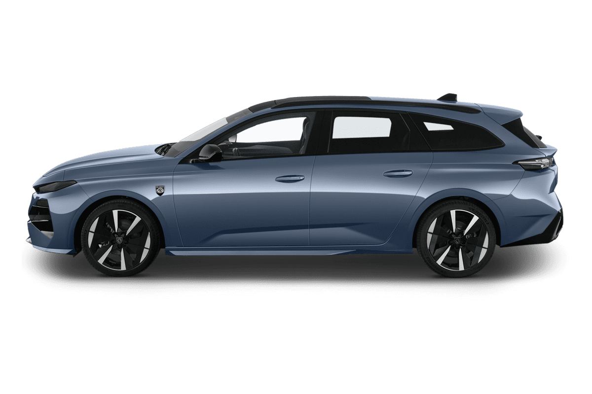 Seitenansicht eines Peugeot e308 SW