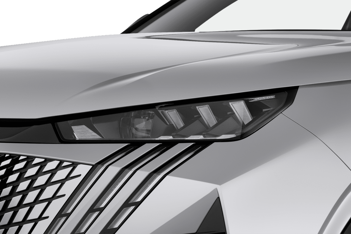 Frontscheinwerfer eines Peugeot E-5008 