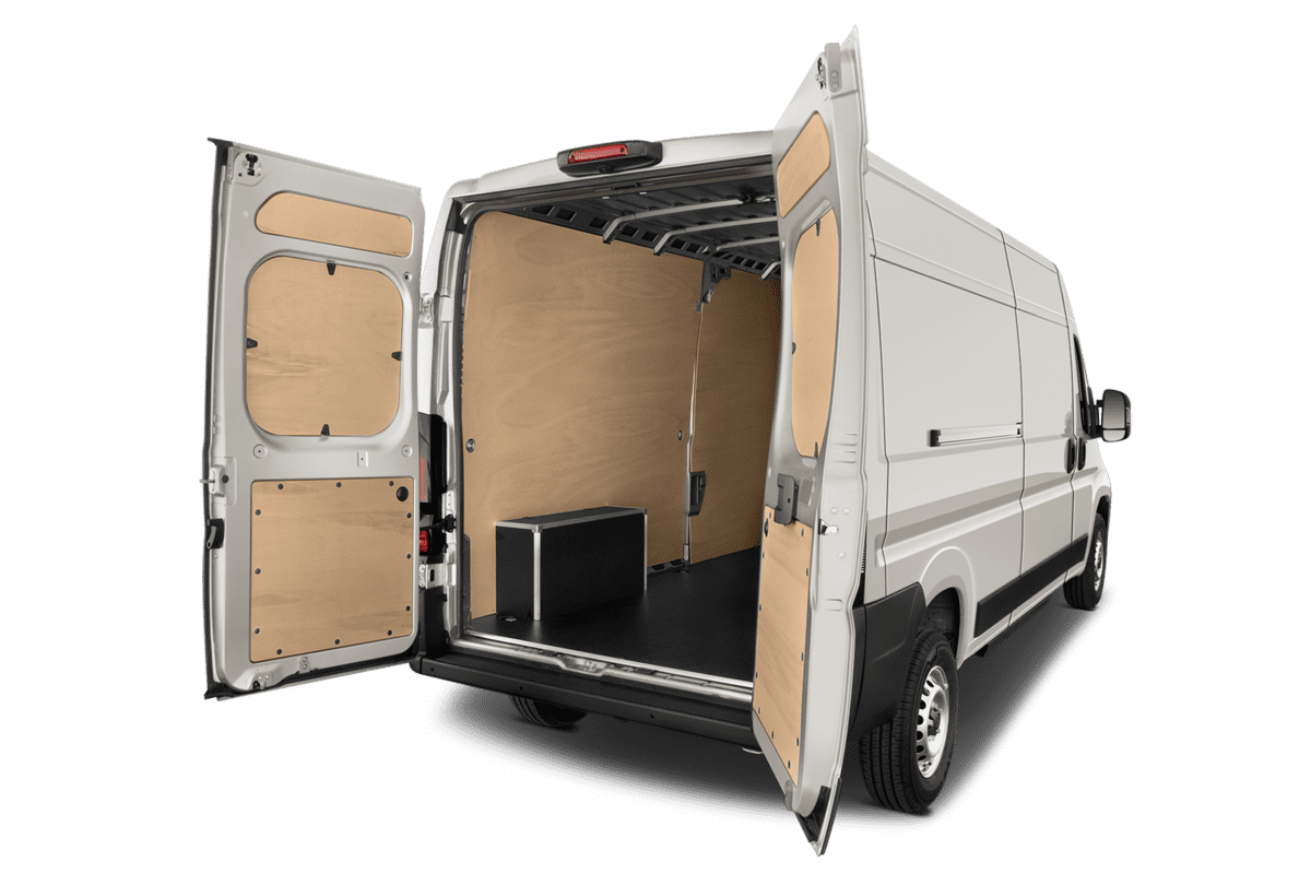 Kofferraum eines Peugeot e-Boxer