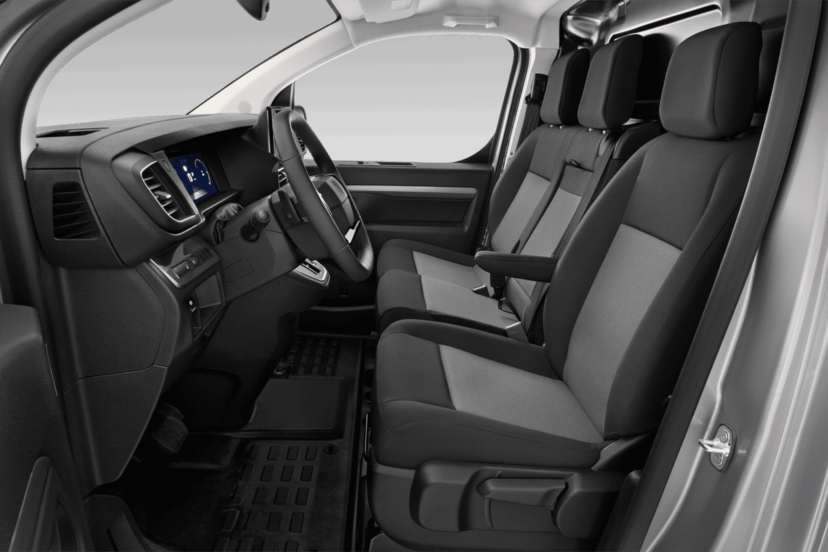 Vordersitze eines Peugeot E-Expert Kastenwagen 
