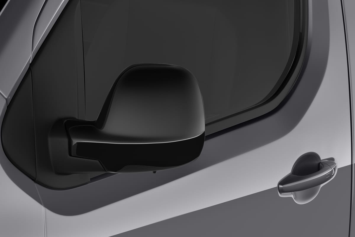 Rückspiegel eines Peugeot E-Expert Kastenwagen 