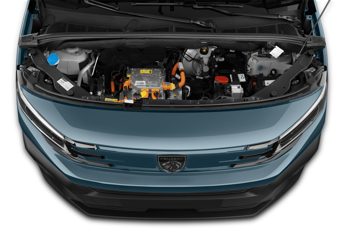 Motorraum eines Peugeot e-Partner Kastenwagen