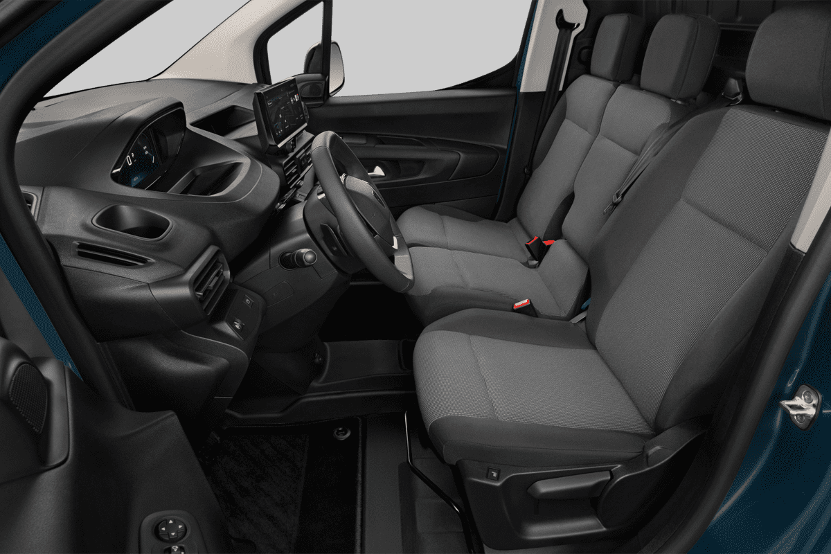 Vordersitze eines Peugeot e-Partner Kastenwagen