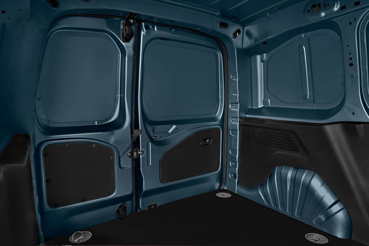 Rücksitzbank eines Peugeot e-Partner Kastenwagen