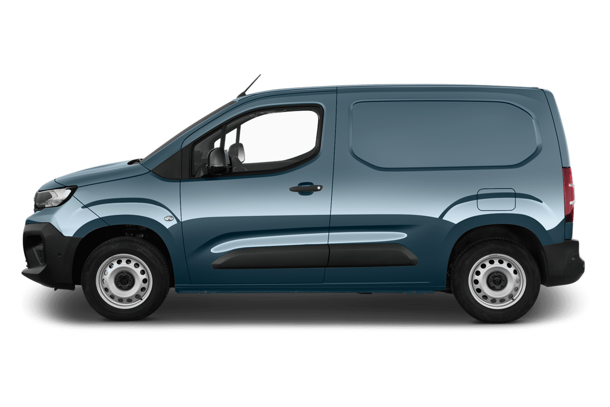 Seitenansicht eines Peugeot e-Partner Kastenwagen