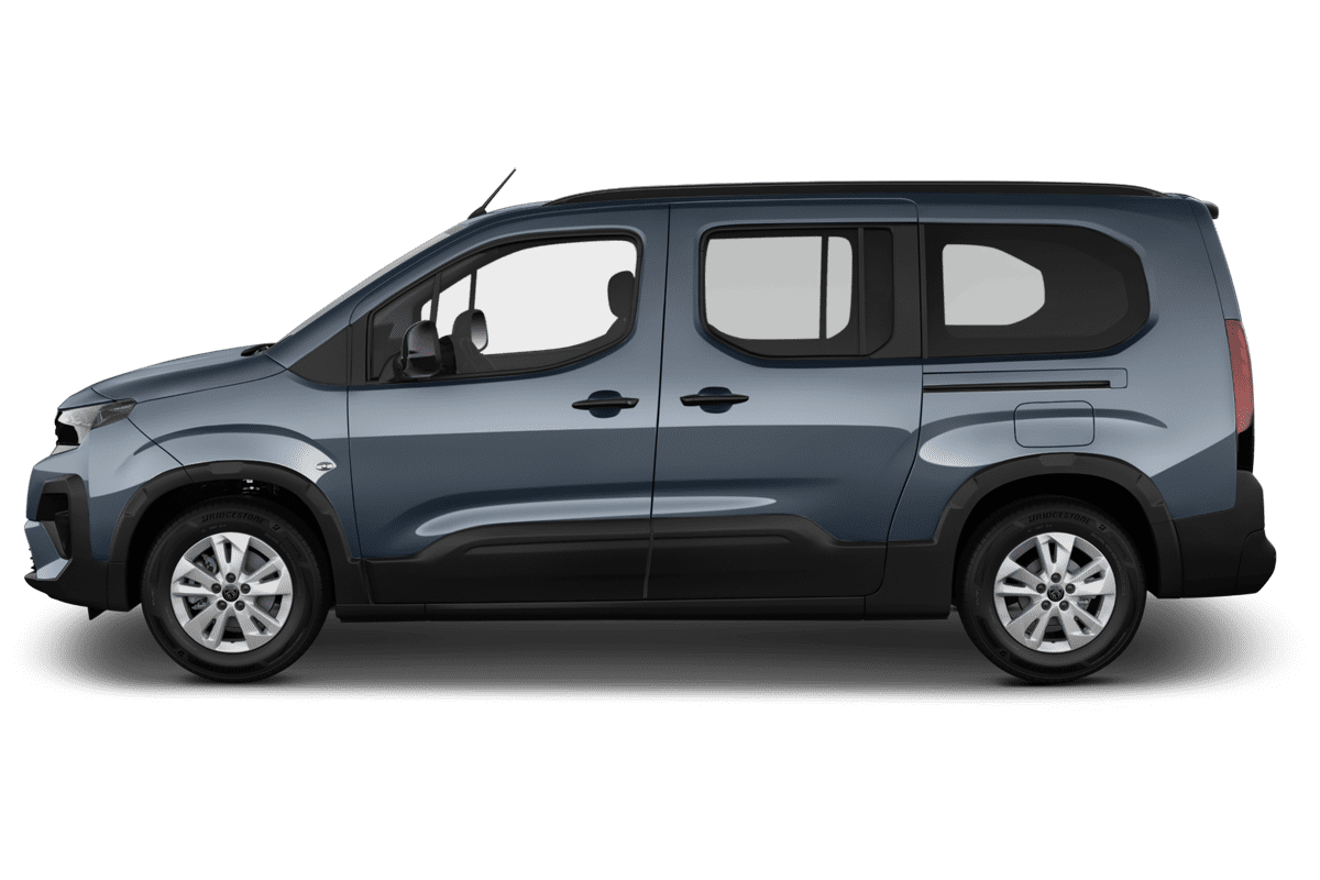 Seitenansicht eines Peugeot e-Rifter