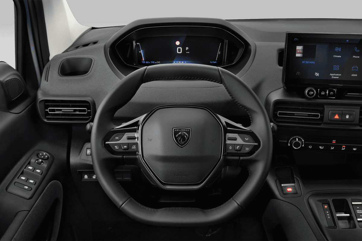 Lenkrad eines Peugeot e-Rifter