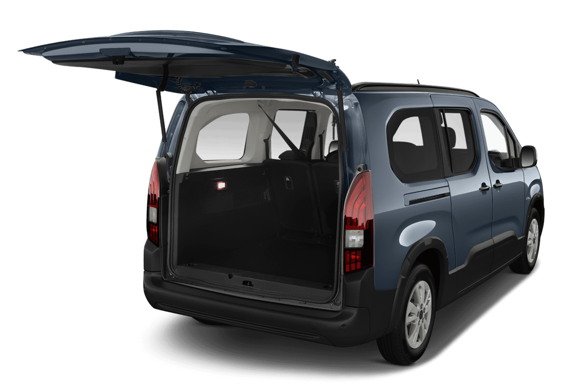 Kofferraum eines Peugeot e-Rifter