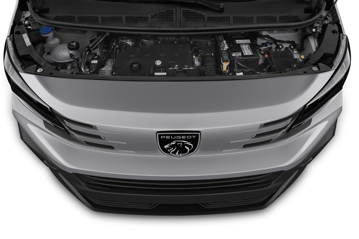 Motorraum eines Peugeot Expert Kastenwagen