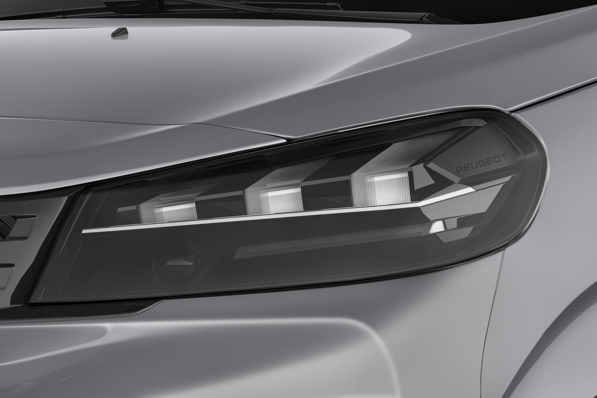 Frontscheinwerfer eines Peugeot Expert Kastenwagen