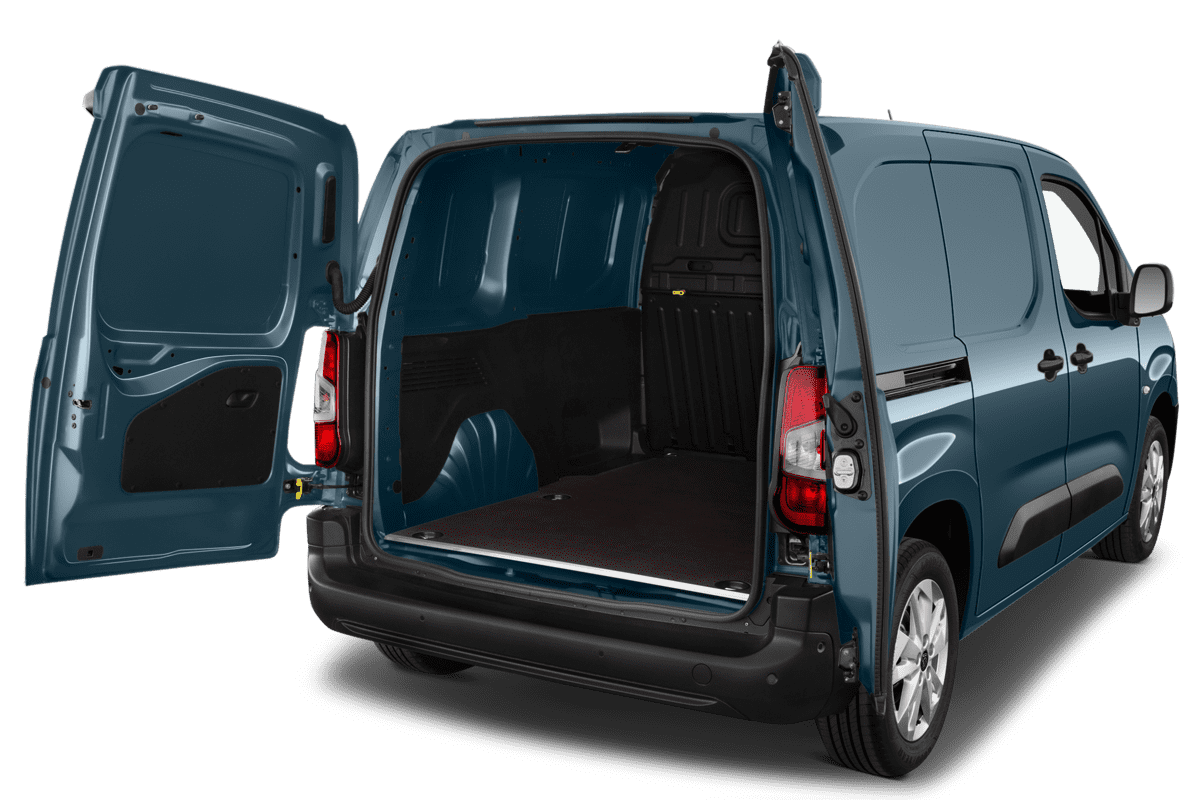Kofferraum eines Peugeot Partner Kastenwagen