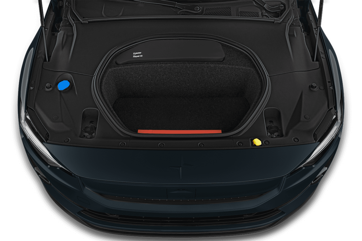 Motorraum eines Polestar 2