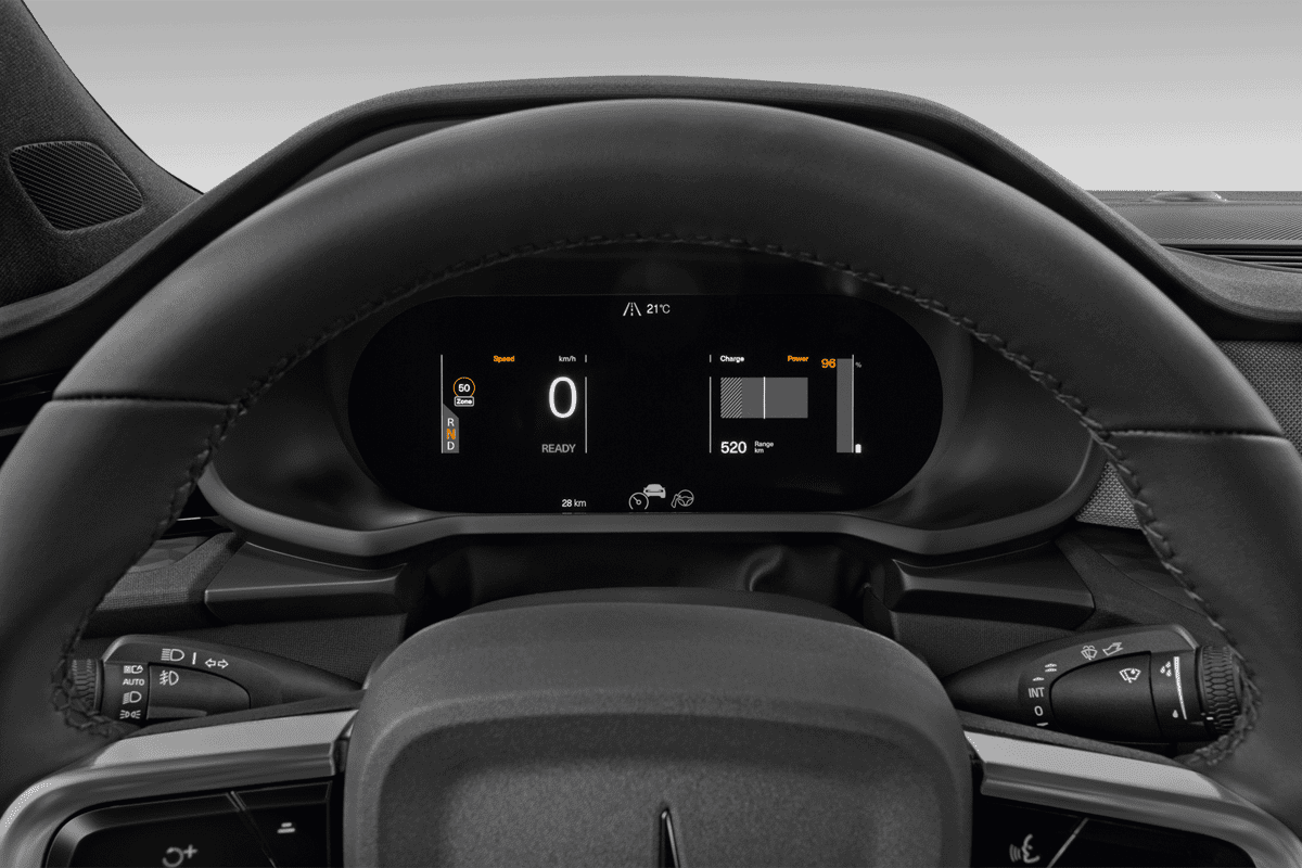 Kombiinstrument eines Polestar 2