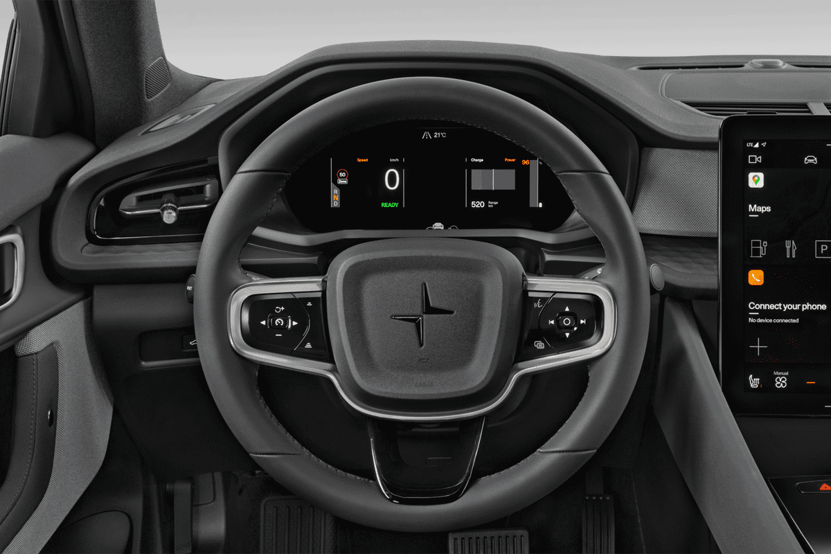 Lenkrad eines Polestar 2