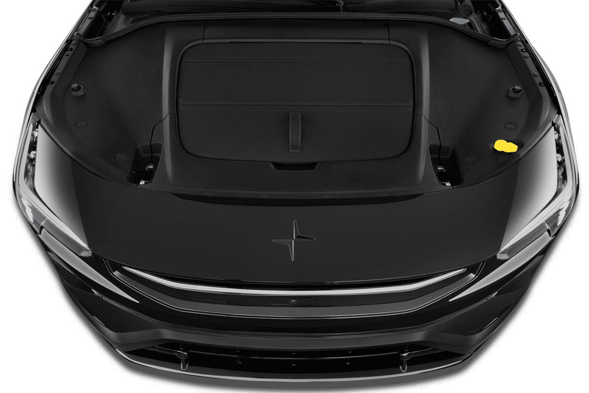 Motorraum eines Polestar 3