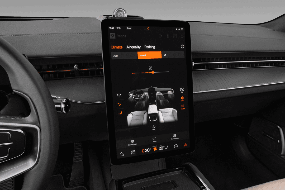Klimasteuerung eines Polestar 3