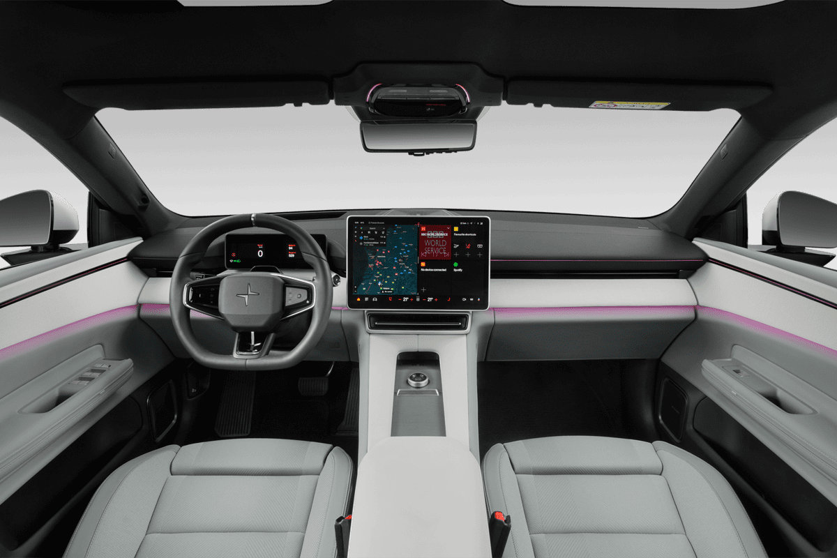 Armaturenbrett eines Polestar 4