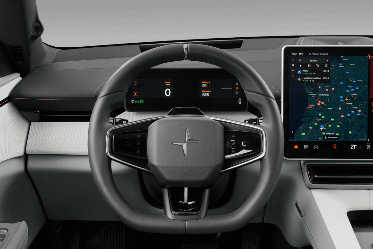 Lenkrad eines Polestar 4