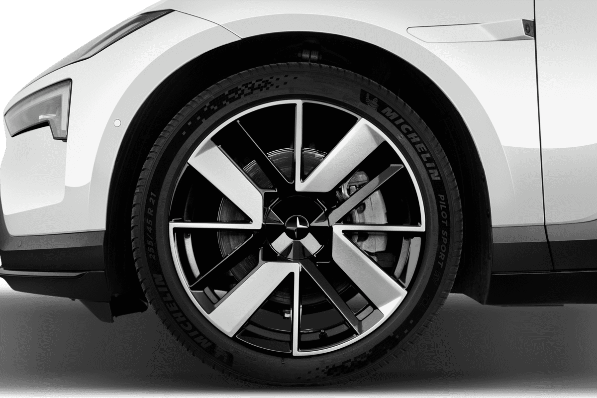 Radkappe oder Felge eines Polestar 4