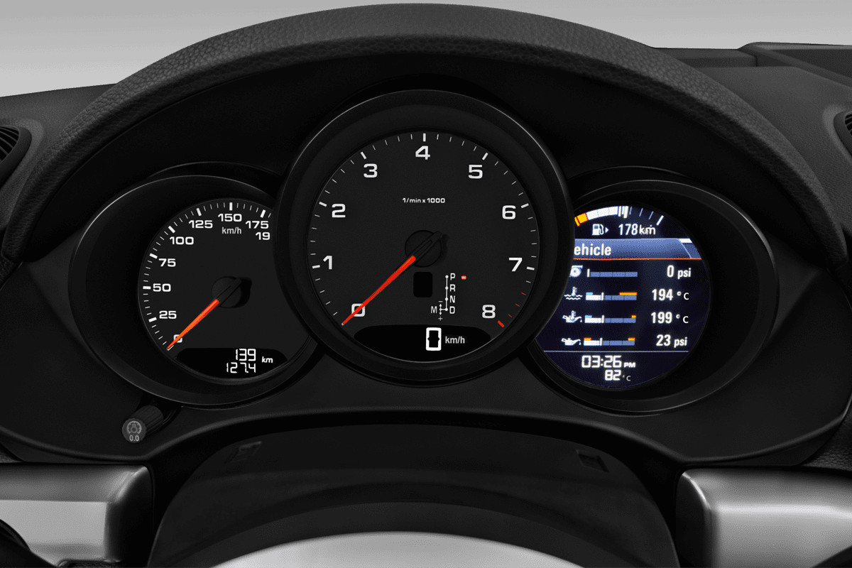 Kombiinstrument eines Porsche 718 Boxster