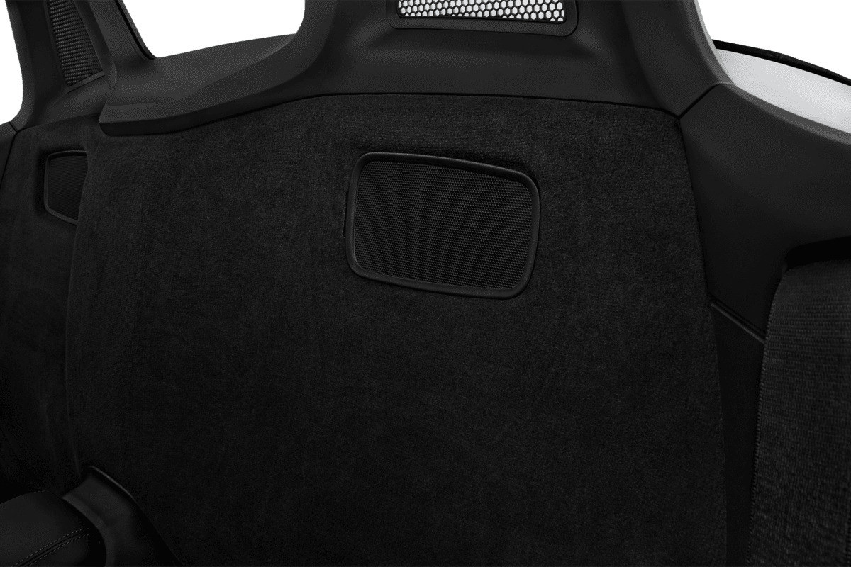 Rücksitzbank eines Porsche 718 Boxster