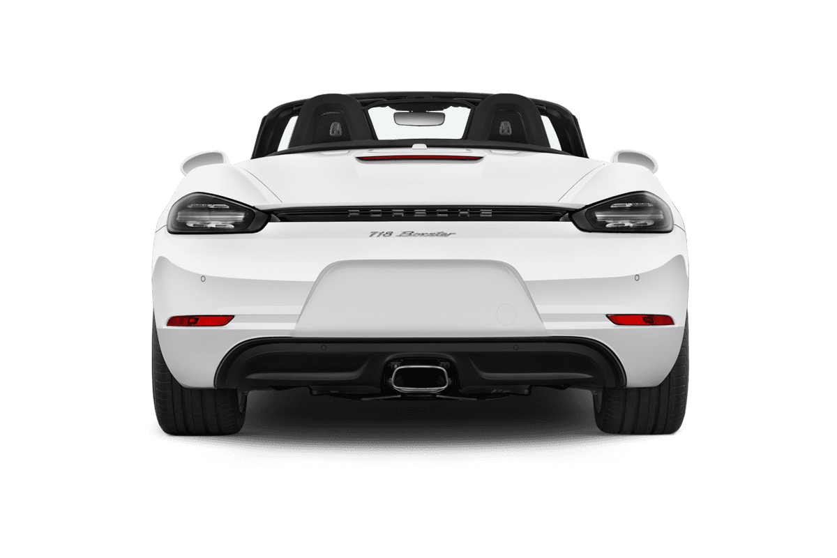 Heckansicht eines Porsche 718 Boxster
