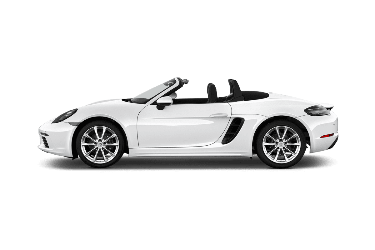 Seitenansicht eines Porsche 718 Boxster