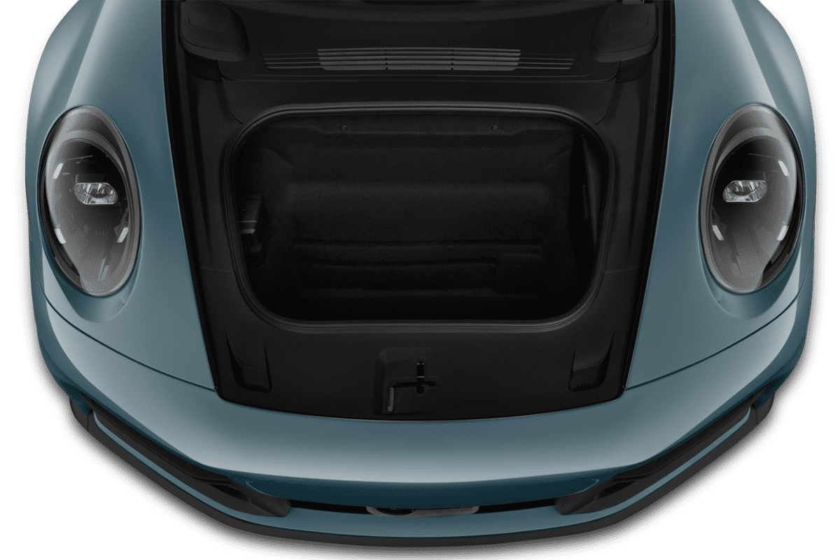 Motorraum eines Porsche 911 Cabriolet