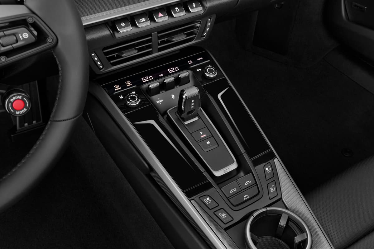 Schaltknüppel eines Porsche 911 Cabriolet