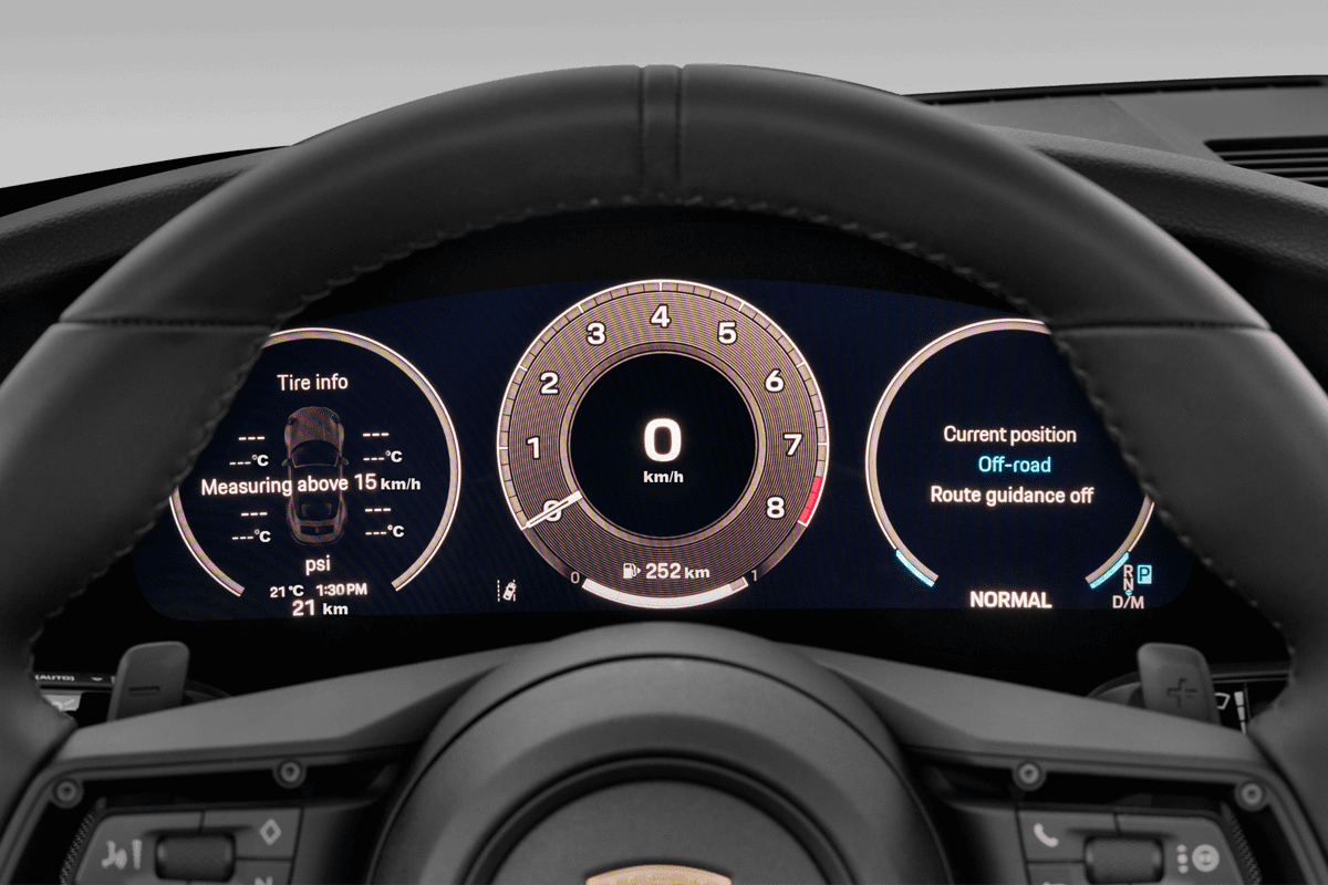 Kombiinstrument eines Porsche 911 Cabriolet