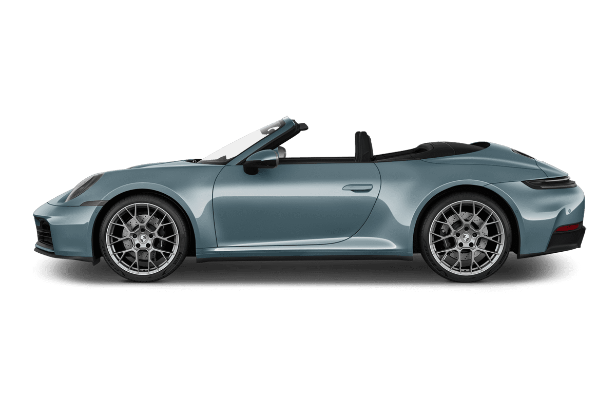 Seitenansicht eines Porsche 911 Cabriolet