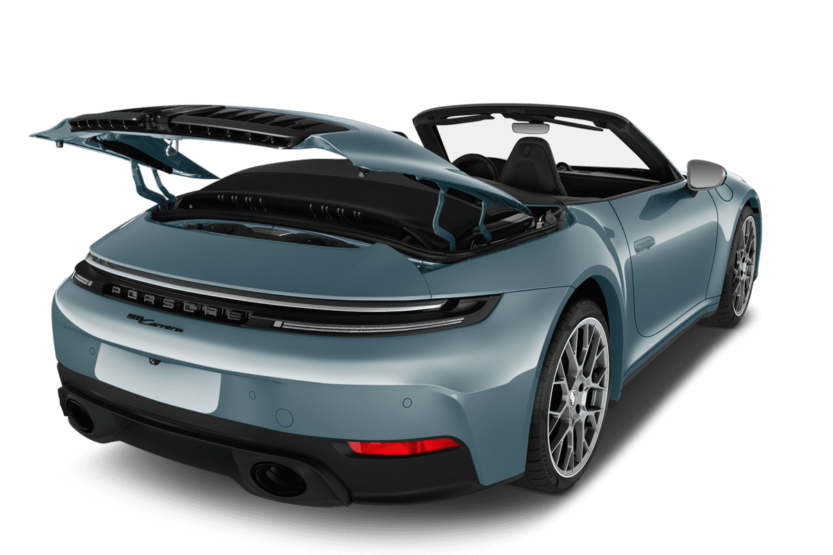 Kofferraum eines Porsche 911 Cabriolet