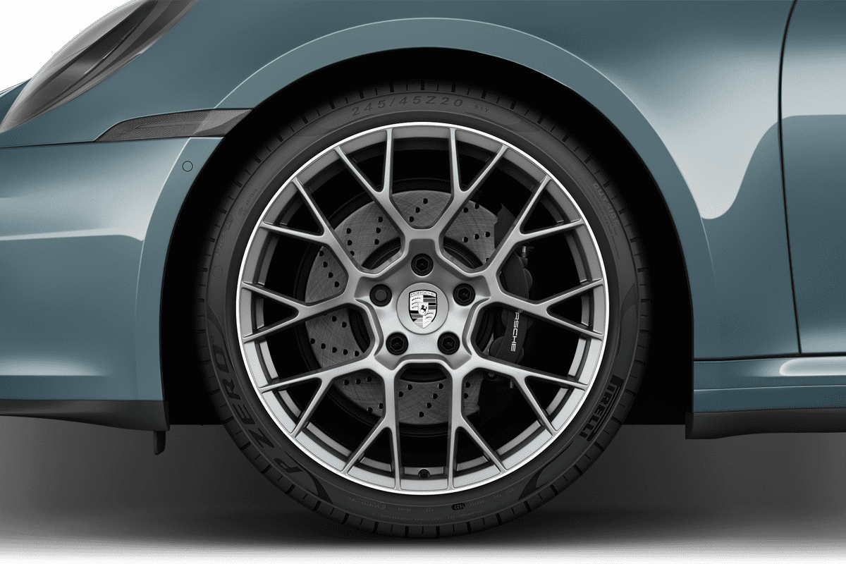 Radkappe oder Felge eines Porsche 911 Cabriolet