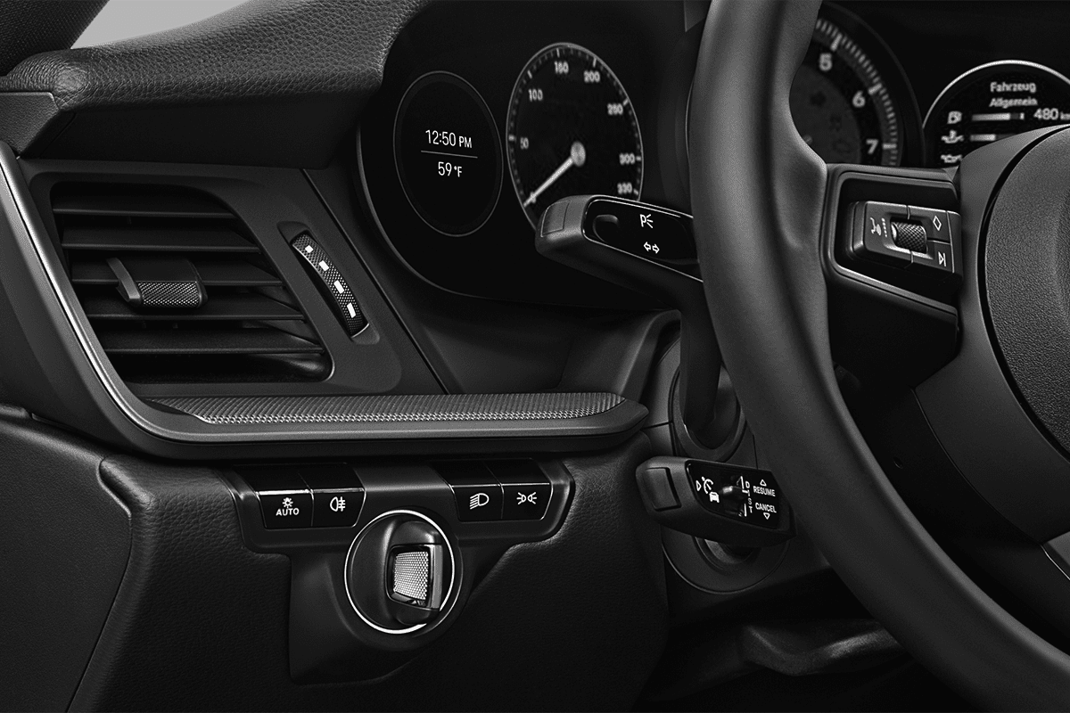 Lüftung eines Porsche 911 Turbo S