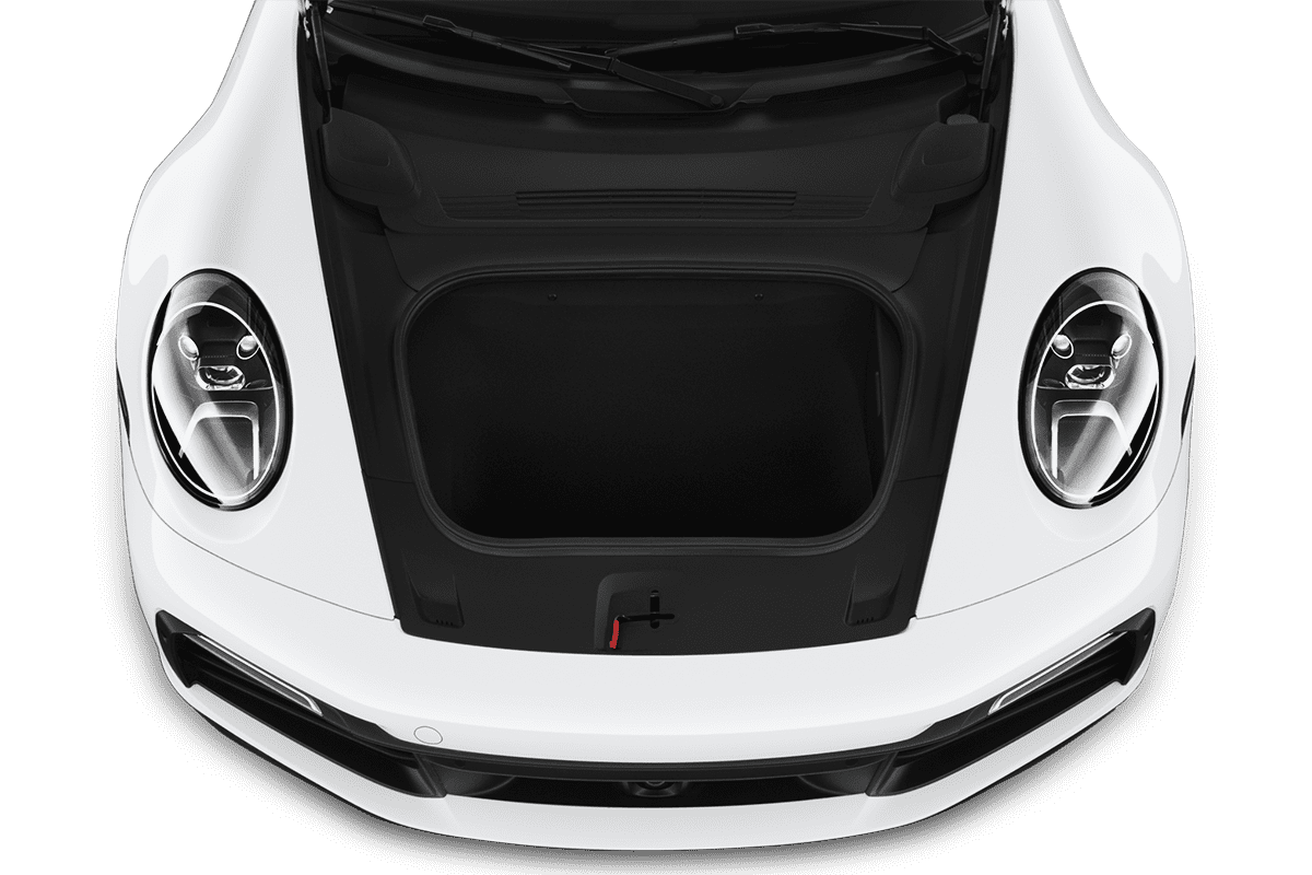 Motorraum eines Porsche 911 Turbo S