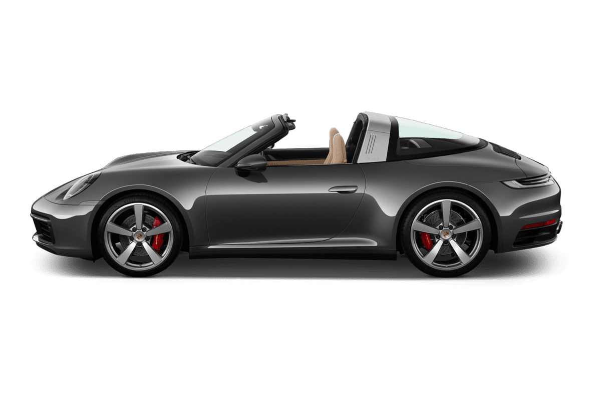 Seitenansicht eines Porsche 911 Targa