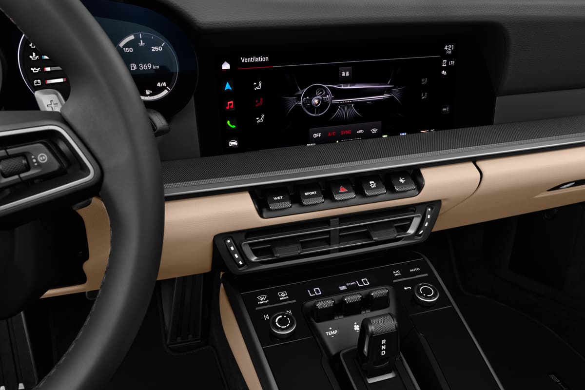 Klimasteuerung eines Porsche 911 Targa