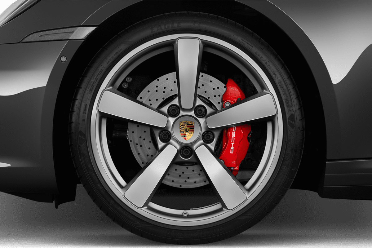 Radkappe oder Felge eines Porsche 911 Targa