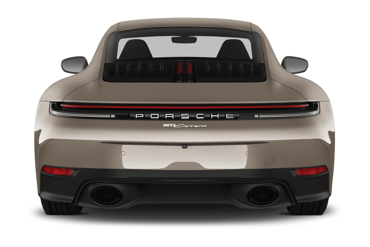 Heckansicht eines Porsche 911 (KI-generiert)