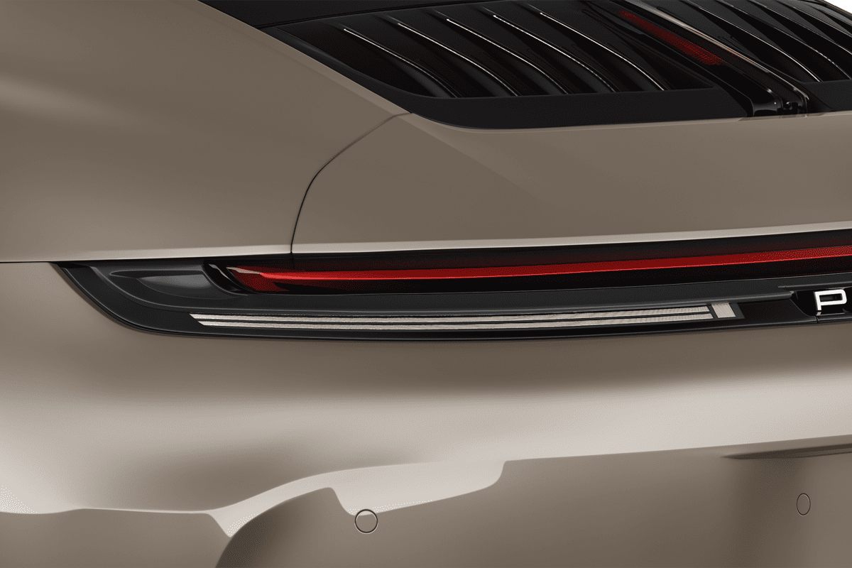 Heckleuchten eines Porsche 911 (KI-generiert)