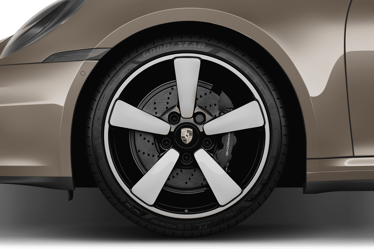 Radkappe oder Felge eines Porsche 911 (KI-generiert)