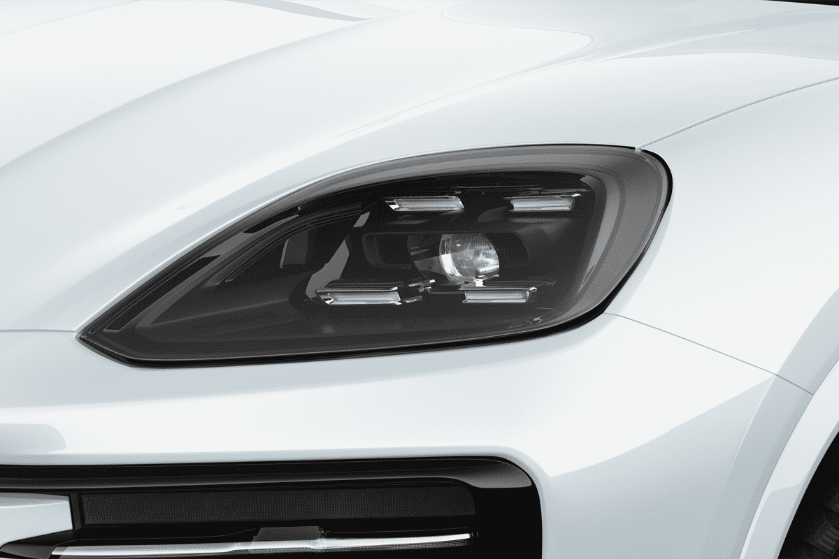 Frontscheinwerfer eines Porsche Cayenne