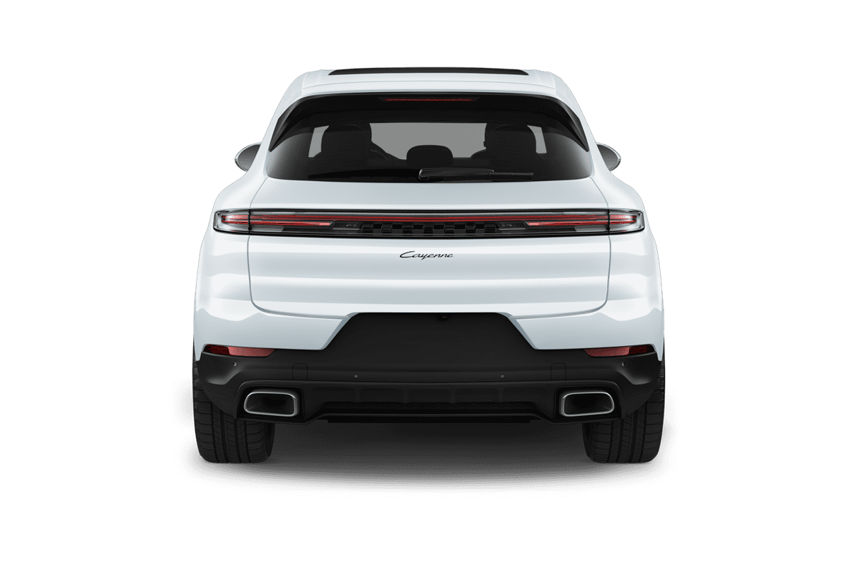 Heckansicht eines Porsche Cayenne