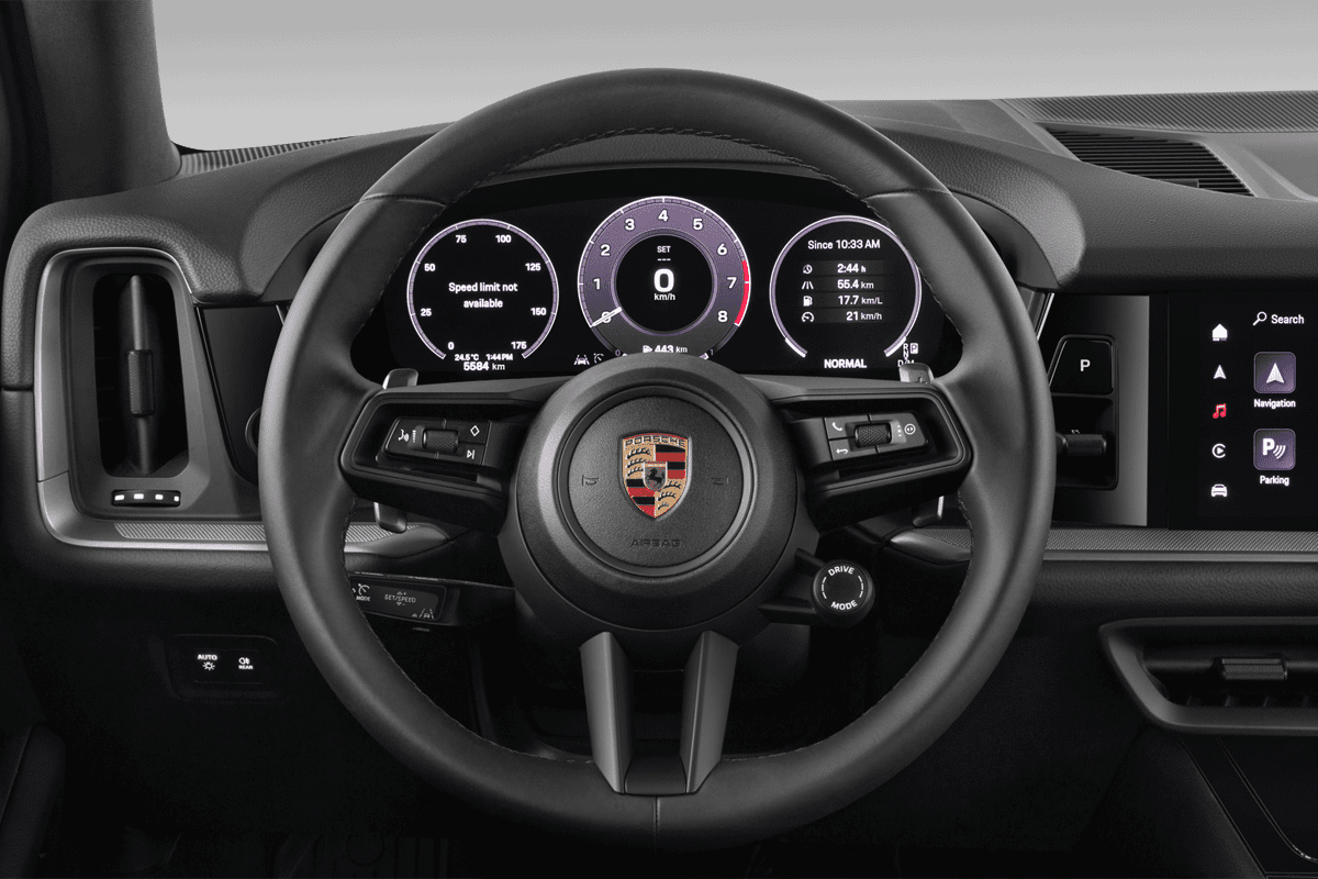 Lenkrad eines Porsche Cayenne