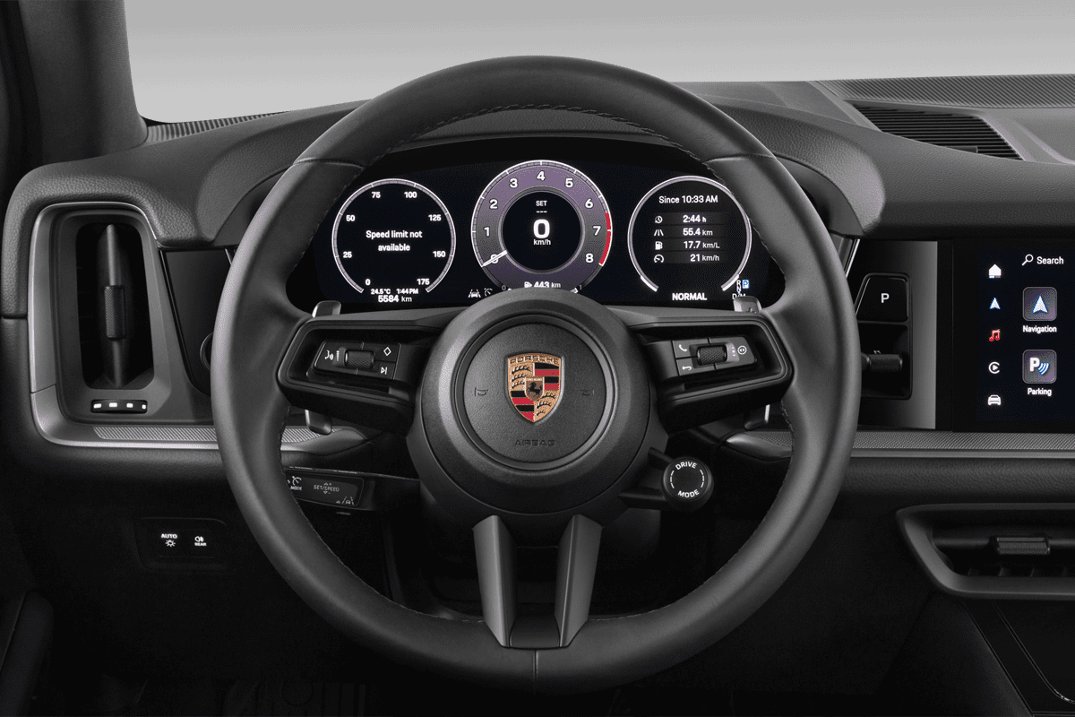 Lenkrad eines Porsche Cayenne