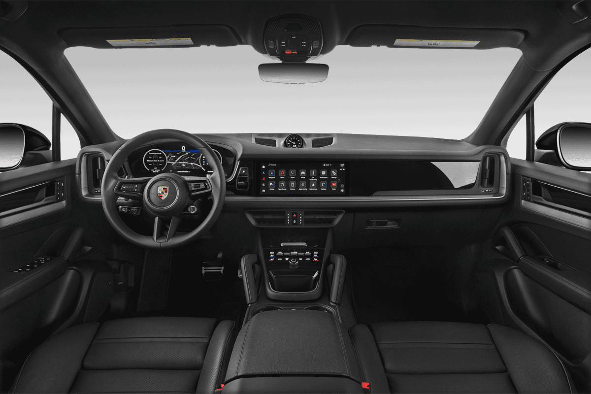 Armaturenbrett eines Porsche Cayenne Black Edition Plug-in-Hybrid