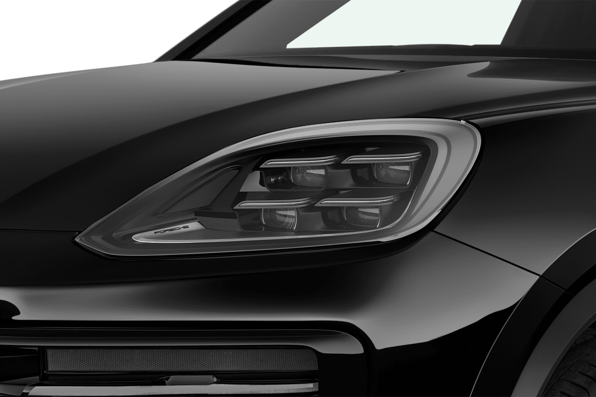 Frontscheinwerfer eines Porsche Cayenne Coupé