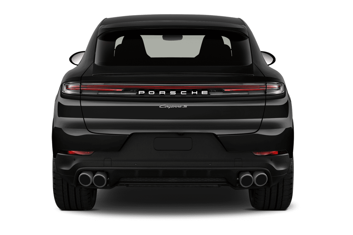 Heckansicht eines Porsche Cayenne Coupé